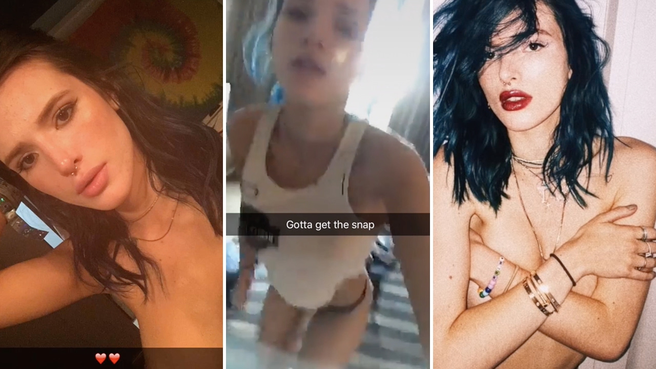 Bella thorne topless snapchat