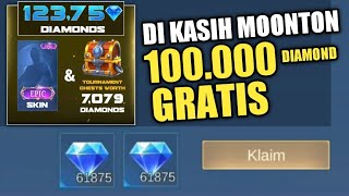 AKUN INI DI KASIH 100.000 DIAMOND GRATIS SAMA MOONTON! EVENT SERVER MALAYSIA