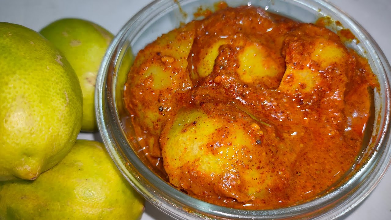 Hotel Style Instant Boiled Lemon Pickle