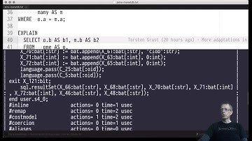 DB2 — Chapter #12 — Video #73 — Joins in MonetDB, radix-clustering, radix-cluster joins