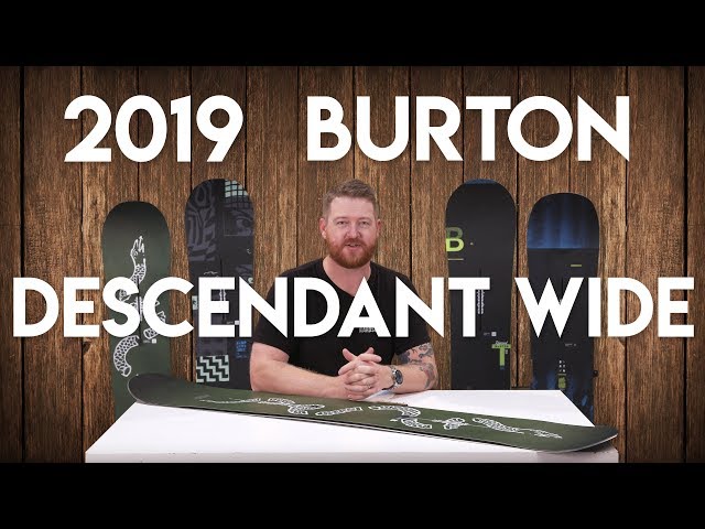2019 Burton Descendant Wide Snowboard Review - YouTube