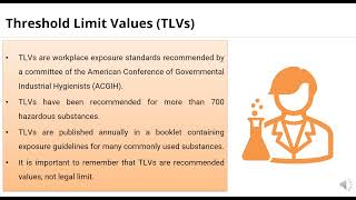 Threshold Limit Values (TLVs) #safe  #safetyfirst #workplacesafety #industrialhygiene #pharmacist