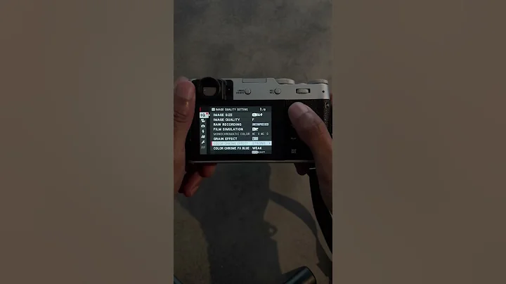 Settings for Fuji X Weekly's film Simulation "Nostalgia Colour" #fuji #x100v #fujifilm