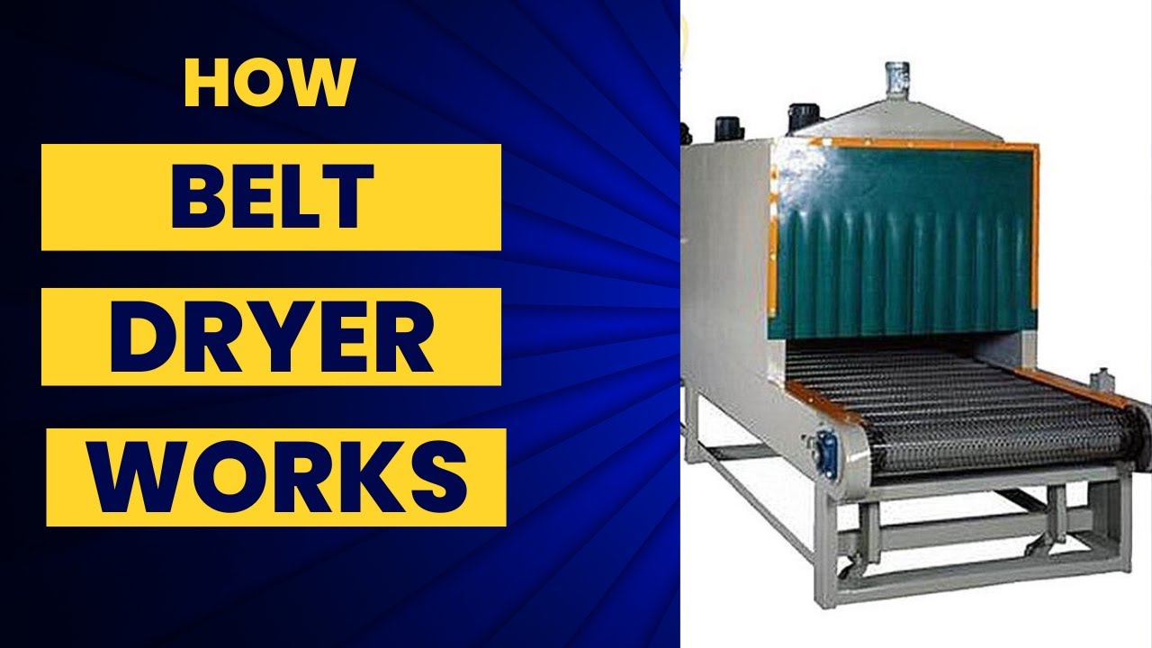 How a Belt Dryer works in Pharmaceutical Industry YouTube