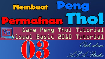 Visual Basic 2010 Tutorial, Membuat Permainan Peng Thol, 3, Memberikan Tombol dan Fungsi Reset
