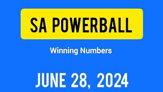 Sa Powerball Results Friday 28 June 2024 | Powerball Plus Result