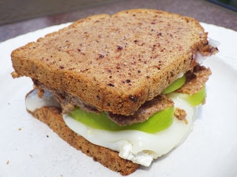 Primal Apple MeeNut Butter Brie Sandwich