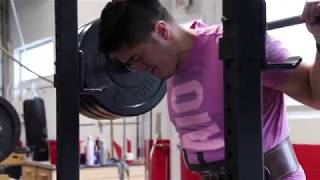 Training Day: Chris Attempts 5 Plates on the Back Squat