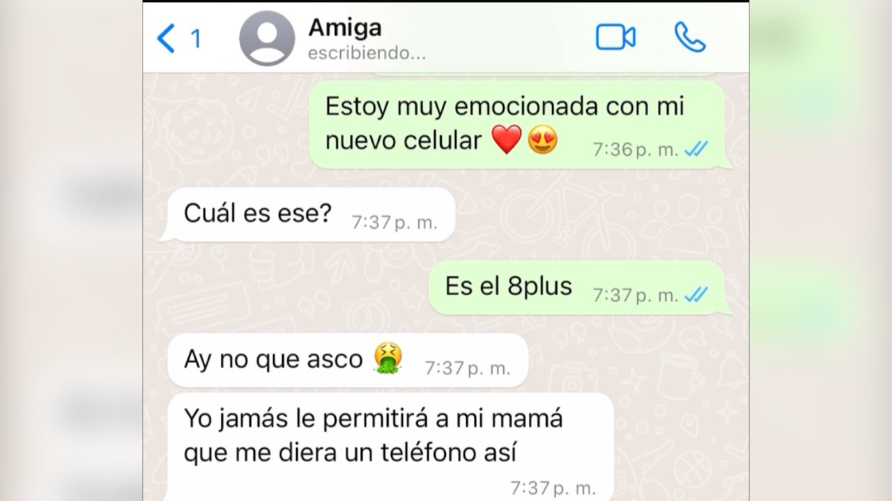 Mi amiga me dejó de hablar por qué no tengo el último iPhone 😖 - YouTube