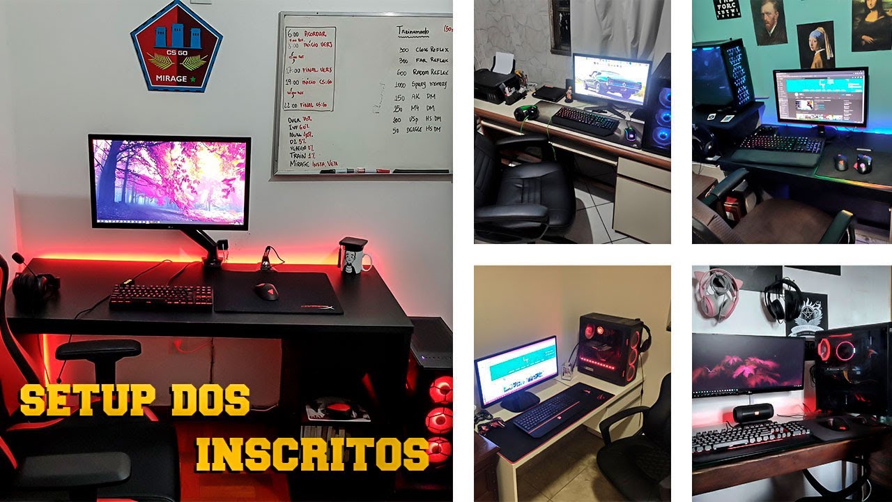 SETUP de Jogador PRO de CS GO - Setup dos inscritos
