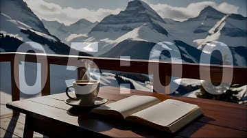 ☀️ 5 MINUTE MORNING MUSIC TIMER | Gentle Alarm + Chill Music for a Focused Start