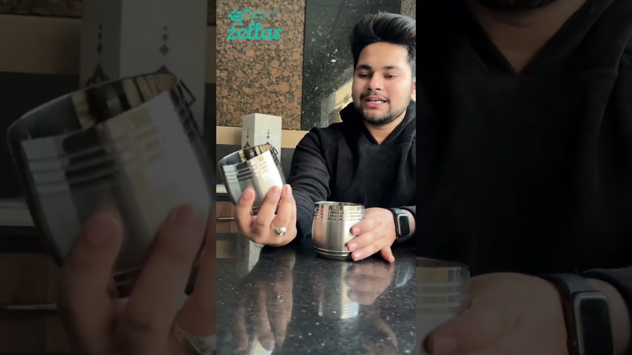 Introducing Suntan-Sip Stainless Steel Unbreakable Glasses 🇵🇰✨✅