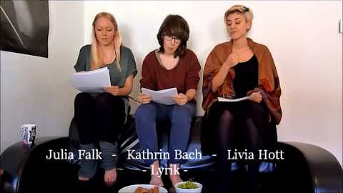 Lyrikgirls: Julia Falk, Kathrin Bach, Livia Hott