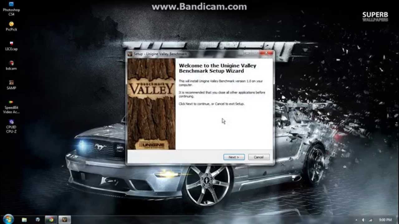 How to Install Valley Benchmark on Windows 7 YouTube