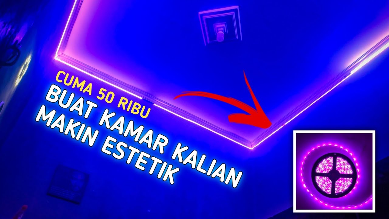 ERZET TV - UNBOXING LED STREP RGB 5050 & CARA PASANG LAMPU LED STREP ...