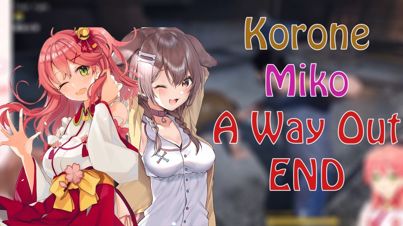 Korone and Miko A Way Out last chapter Moments, Korone try to take Miko's son