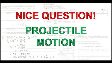 HSC Year 12 Extension 1 (3U) - Nice Question! - Applications of Vectors (Projectile Motion)