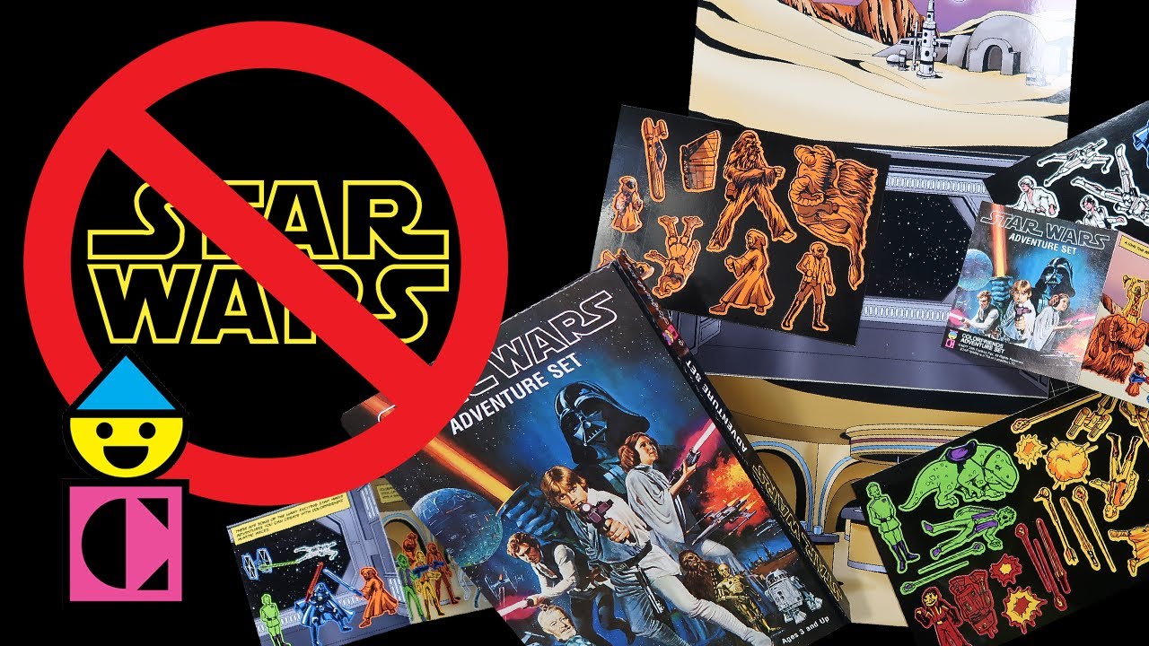 Colorforms Star Wars NO STAR WARS! The Colorforms Gen X Never Got! - YouTube