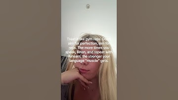 Fluency is built like muscle — one rep at a time 💪 #Airlearn #LanguageGoals #LearnLanguages