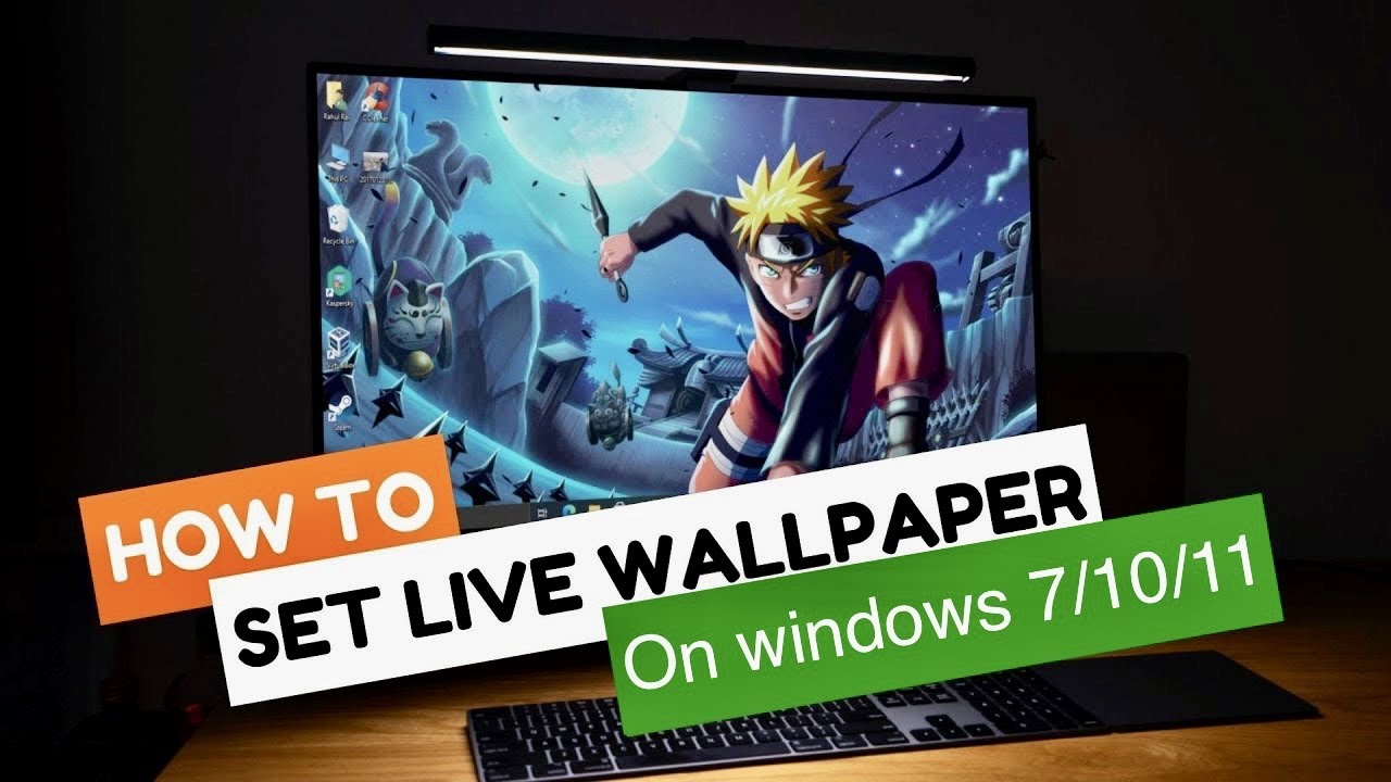 how to set free live wallpaper on windows techunfolder YouTube