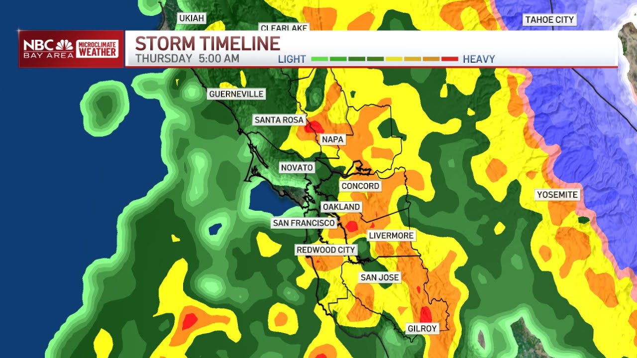 Bay Area Forecast: Heavy morning rain brings flood concern - YouTube