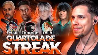 LIVE 🔴 - QUARTOLA na WINSTREAK dos STREAMERS e... AAAAAAA...