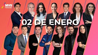 MVS Noticias | 02 de Enero | Transmisión completa