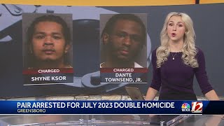 Two 20-year-olds arrested for 2023 double homicide in Greensboro