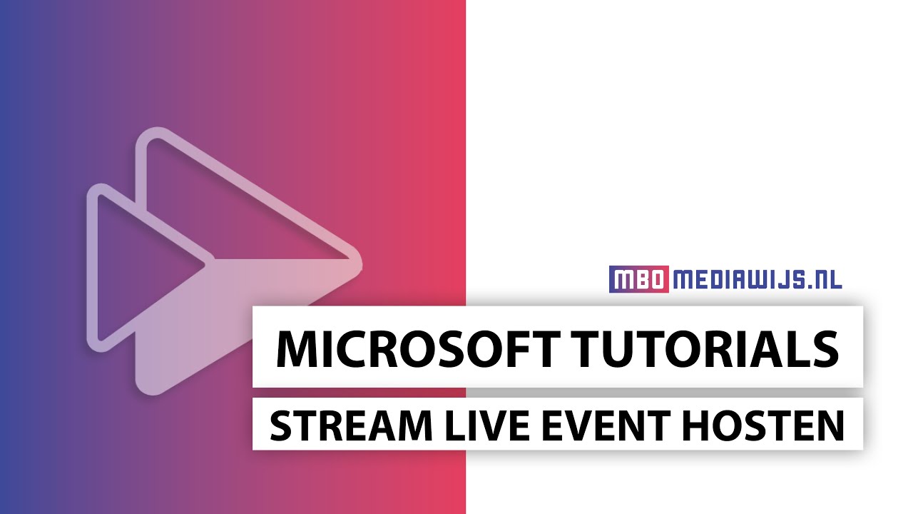 Stream Microsoft Tutorials Microsoft tutorials 💡 | Stream | Live event hosten - YouTube