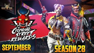 Season 28 elite pass freefire || September Elite pass Freefire || 1000%   elite pass video