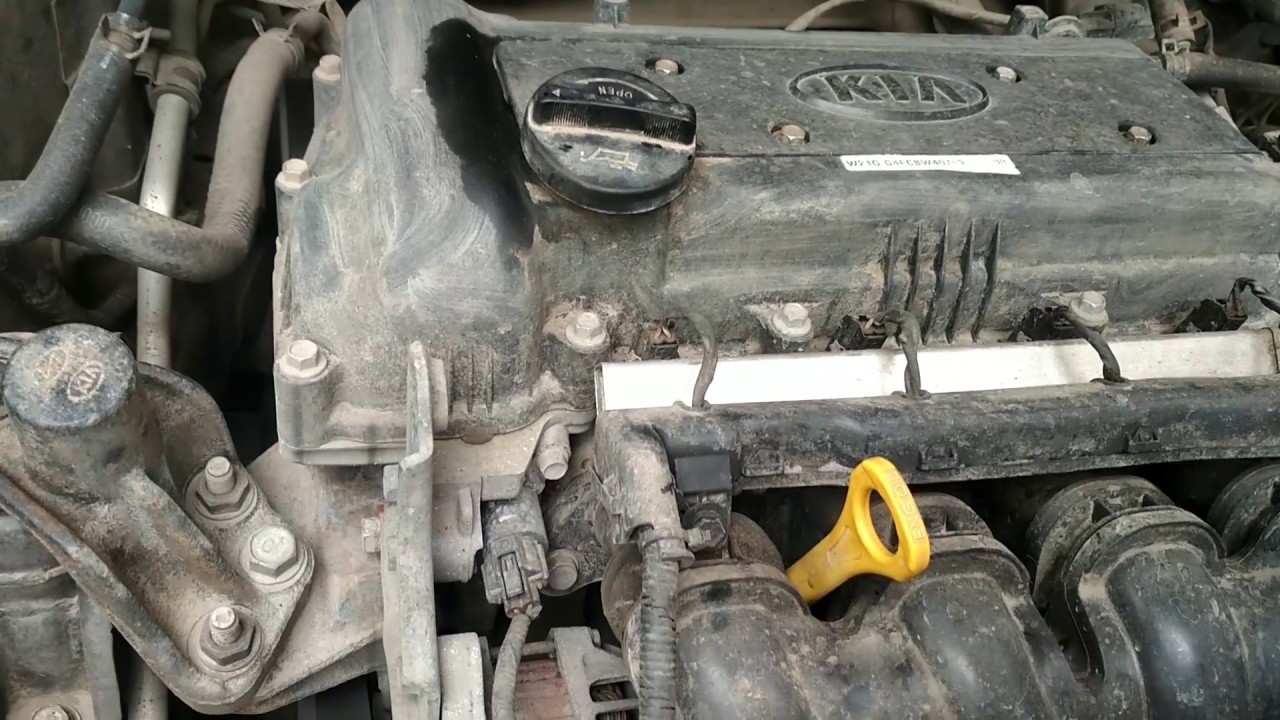 Неравномерный выхлоп Киа Рио - YouTube