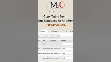 Copy #mysql table from one database to another in #phpmyadmin #shorts