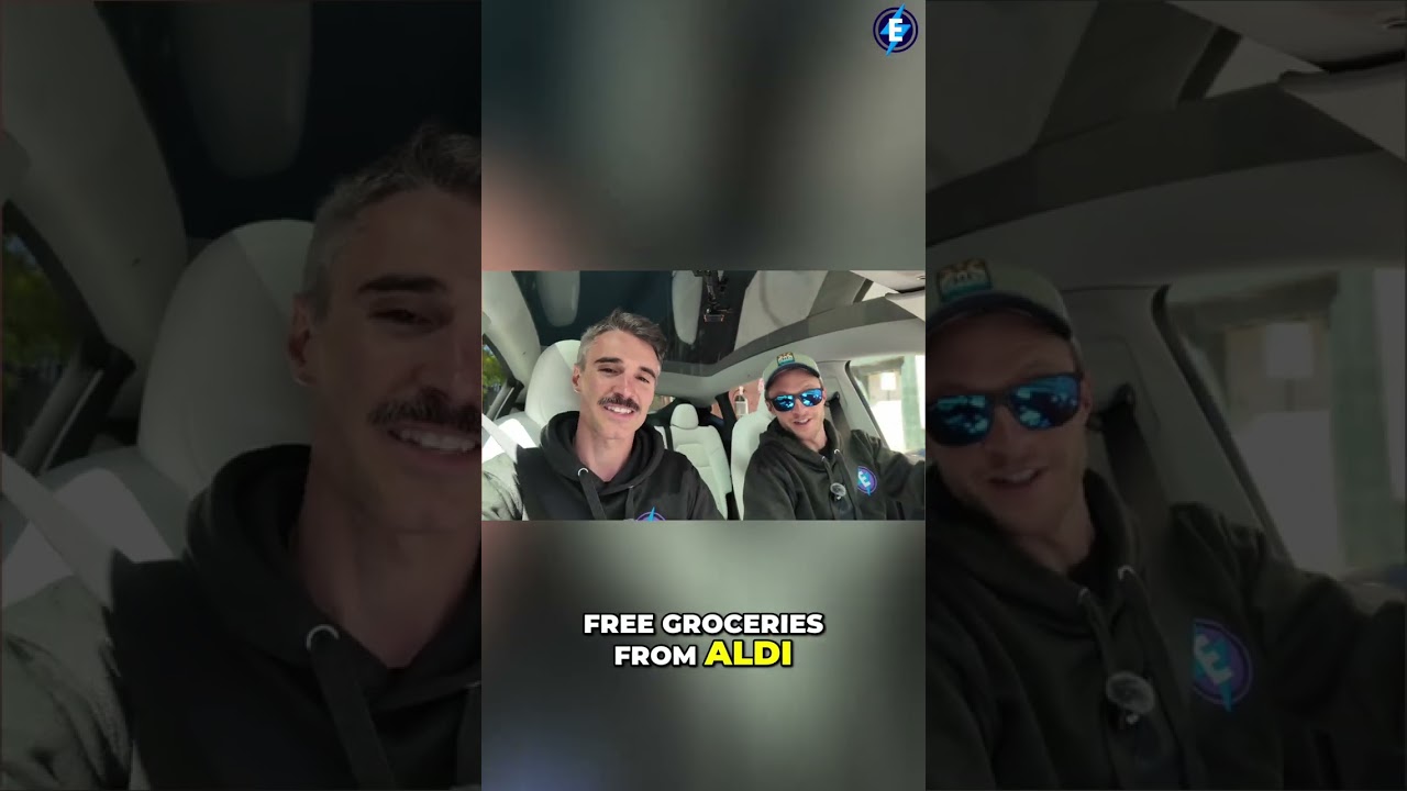 Tesla Frunk Challenge: WIN FREE Groceries! #shorts