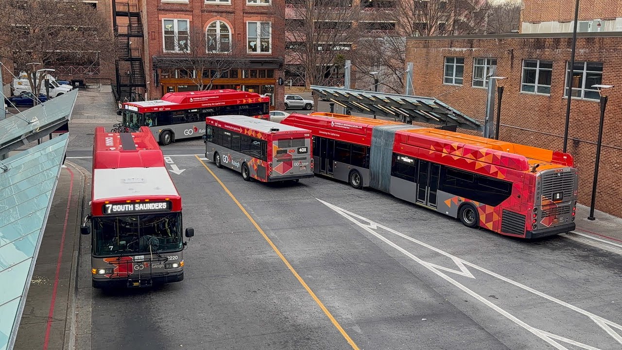 GoRaleigh Station Arrivals and Departures (1/14/26)