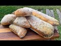 Crunchy Italian Ciabatta Bread | Italijanski Ciabata Hleb