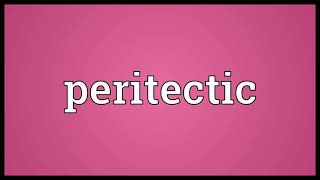 Peritectic Meaning