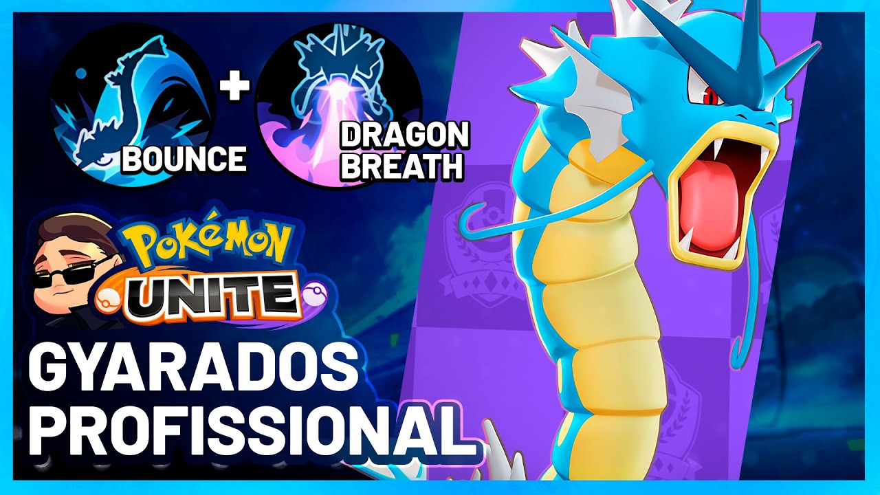 GYARADOS PROFISSIONAL! Gameplay Explicativa Com o Melhor Jogador BR! Pokemon Unite
