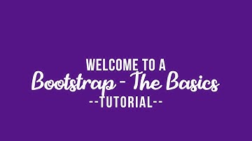 Bootstrap101 - Bootstrap 4 Basics