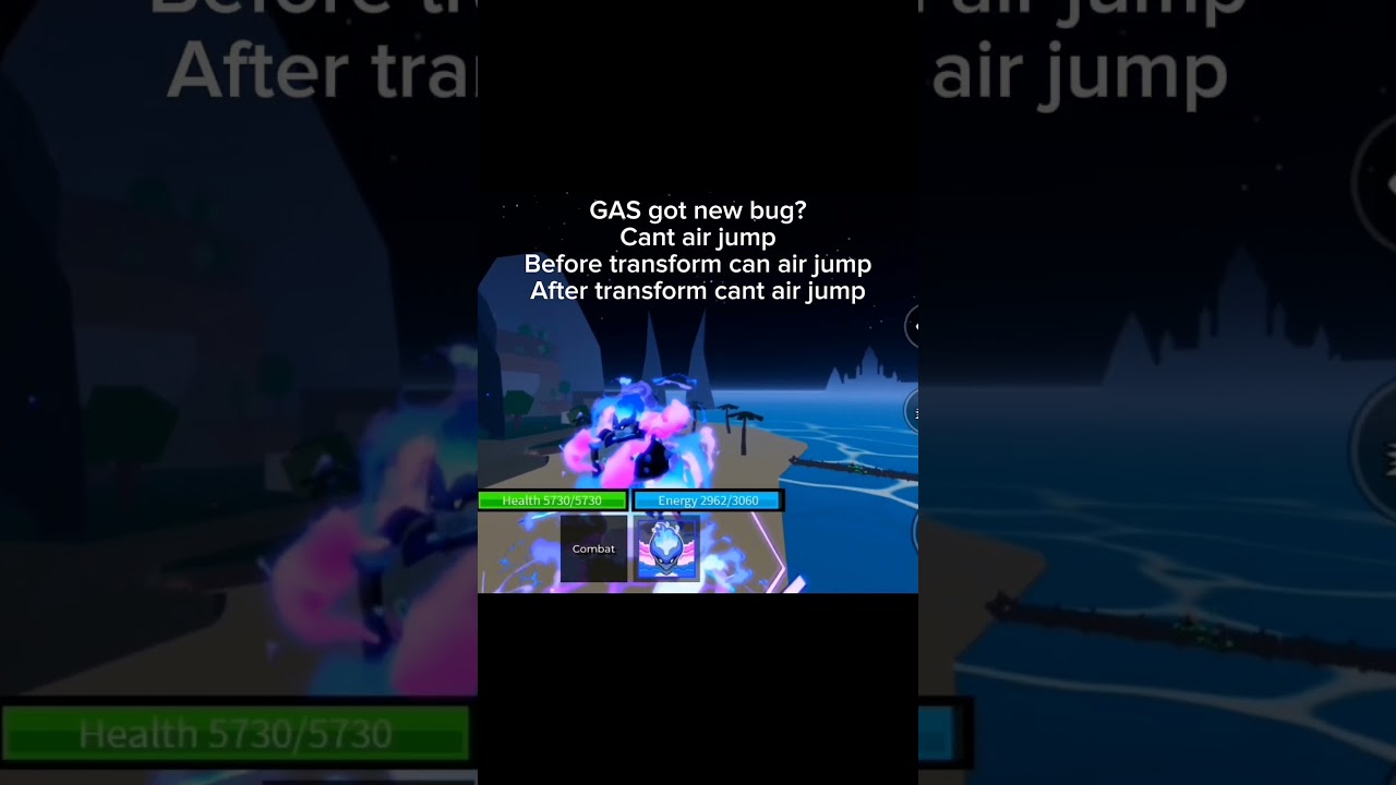 gas got new bug cant air jump? 