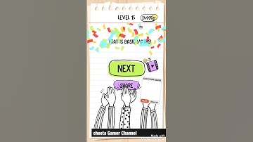 Brain test level 15 walkthrough solution