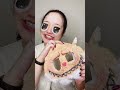 【ハロウィン】ラブブメイクをべりべり剥がすだけの動画🐰【特殊メイク】 #labubu