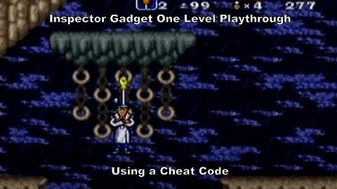 Inspector Gadget One Level Playthrough using a Snes Cheat Code :D #Nintendo #Snes #CheatCodes #Sub
