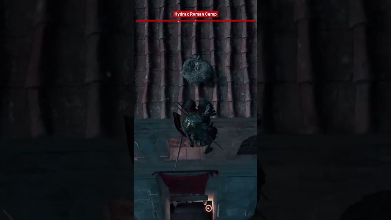 Bayek's Hanging Leap of Faith.