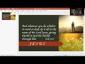 Scripture Of The Day Evangelist Sharon Fletcher-Jackson Colossians 3:17