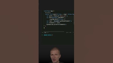 XML Parsing with dom4j  #java #shorts #coding #airhacks