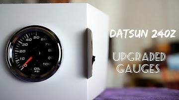 Datsun 240z-Upgraded Gauges