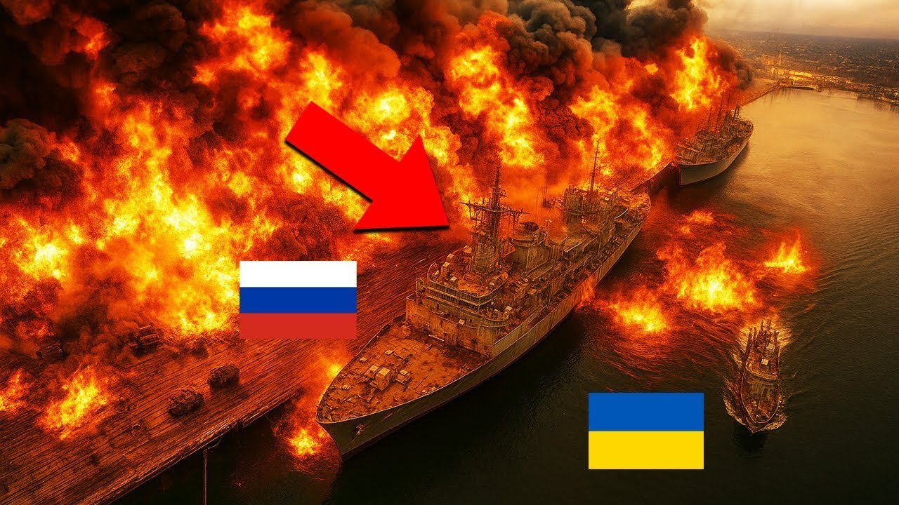 Ukraine Waited For $675M Russian Ship To Dock In Black Sea — Then 585kg Drones Meet Crimean Port