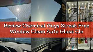 Review Chemical Guys Streak Free Window Clean Auto Glass Cleaner Bundle With Waffle Weave Microfiber