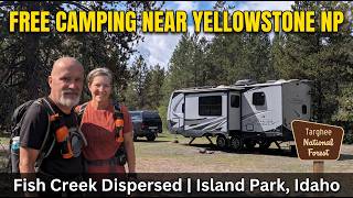 Free Camping Near Yellowstone National Park | Fish Creek Dispersed Campsite Review | Island Park, ID