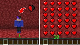 Minecraft, but Your XP = Your Health